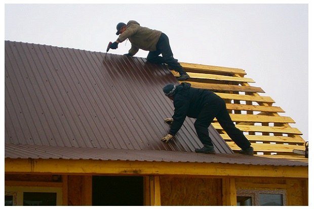 Монтаж крыши профнастилом пошаговая инструкция и саморезы для крепления